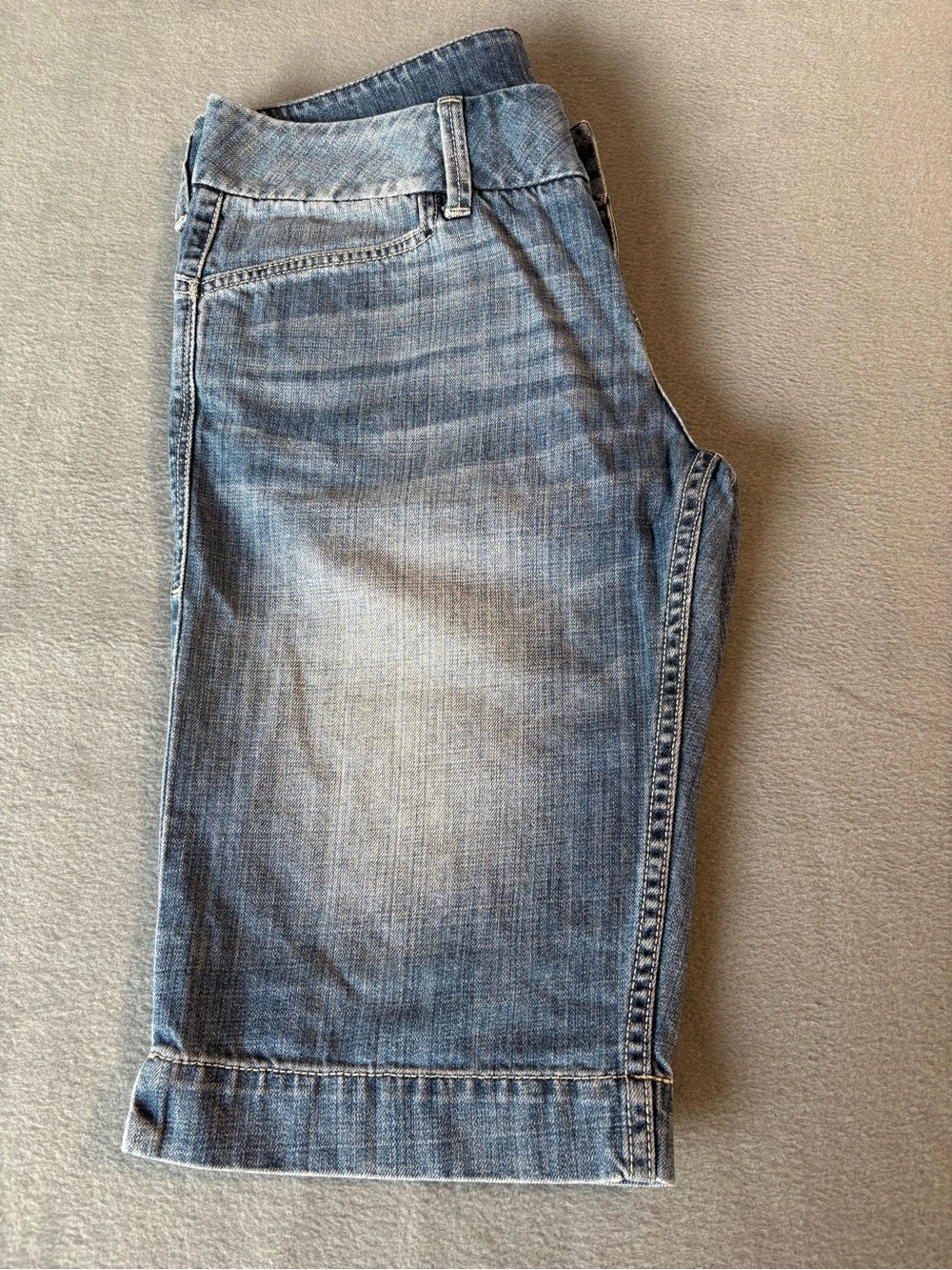 LONDONJEAN Light Blue Denim Bermuda Shorts - Picture 4 of 9